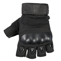 MotoDry 'Fingerless Easy-Ride' Road Gloves - Black