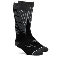 100% Torque Comfort Black/Steel Grey Socks